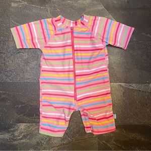 I play. baby swim rash guard